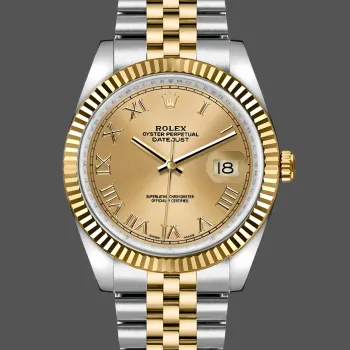 Rolex Datejust Unisexe 116233 0147 Replica - Cadran Champagne Lunette Cannelee
