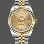 Rolex Datejust Unisexe 116233 0147 Replica - Cadran Champagne Lunette Cannelee