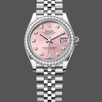 Rolex Datejust 31 Femme 278384RBR Replica - Cadran Rose Lunette Diamants