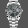 Rolex Datejust Unisexe 126234 Replica - Cadran Gris Lunette Cannelee