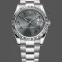 Rolex Datejust Unisexe 126234 Replica - Cadran Gris Lunette Cannelee