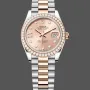 Rolex Lady-Datejust 28 Unisexe 279381RBR Replica - Cadran Rose Lunette Diamants