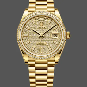 Rolex Day-Date 40 228398TBR Replica - Cadran Or Lunette Diamants