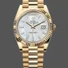 Rolex Day-Date 40 228238 Replica - Cadran Nacre Lunette Cannelee