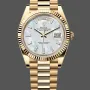 Rolex Day-Date 40 228238 Replica - Cadran Nacre Lunette Cannelee