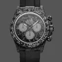 Rolex DiW Daytona All Carbon Graphite Replica - Cadran Noir Lunette Tachymetre