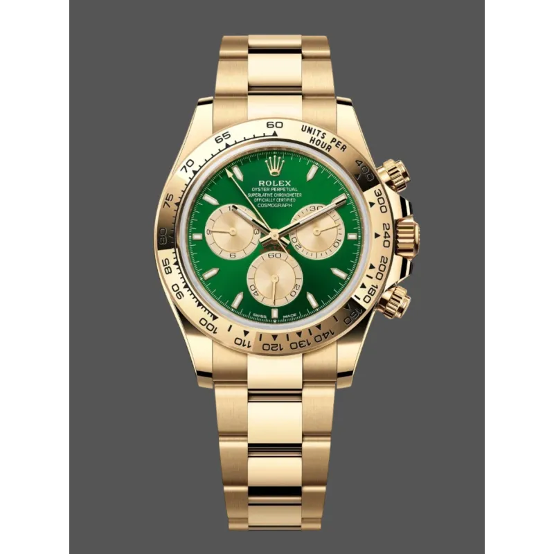 Rolex Cosmograph Daytona John Mayer 126508 Replica - Cadran Vert Lunette Tachymetre