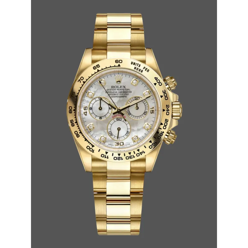 Rolex Daytona 116508 Replica - Cadran Nacre Acier Inoxydable