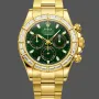 Rolex Daytona 116568BR Replica - Cadran Vert Lunette Diamants