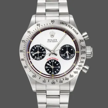 Rolex Daytona Vintage Unisexe Paul Newman 6239 Replica - Cadran Noir Lunette Tachymetre