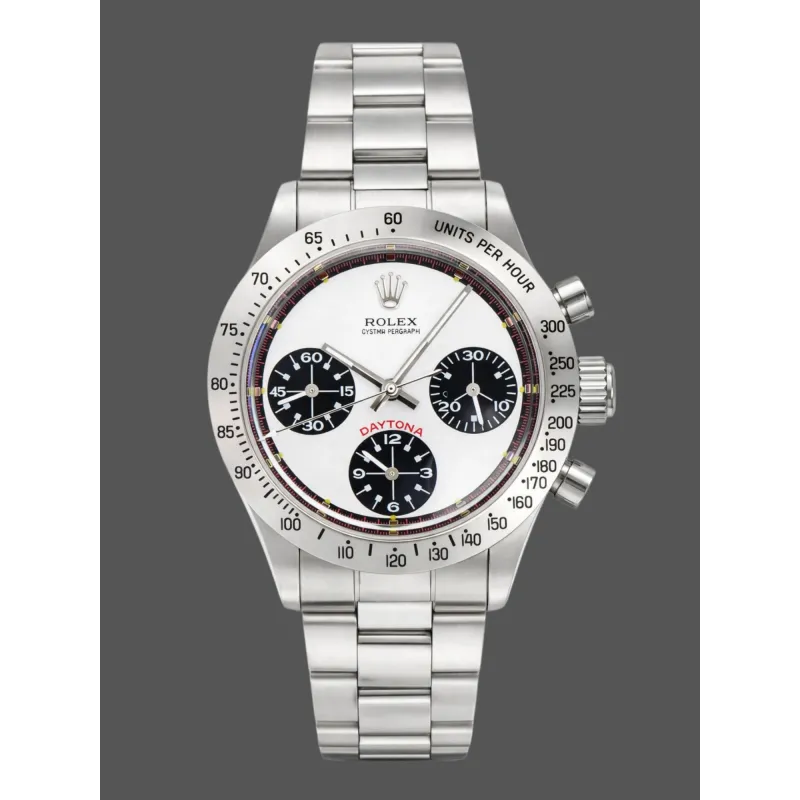 Rolex Daytona Vintage Unisexe Paul Newman 6239 Replica - Cadran Noir Lunette Tachymetre