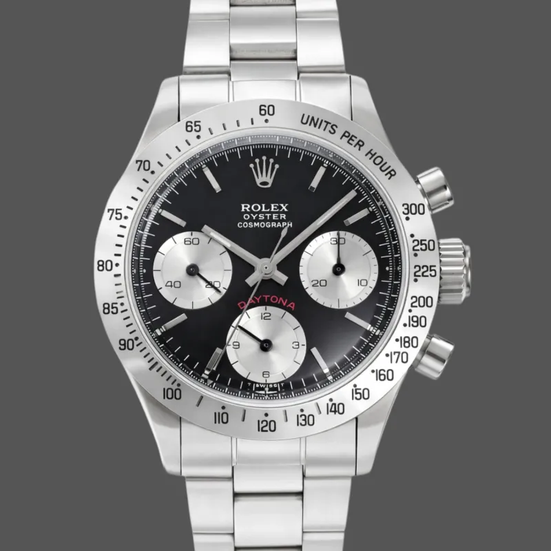 Rolex Daytona Paul Newman 6265 Replica - Cadran Noir Bracelet Oyster