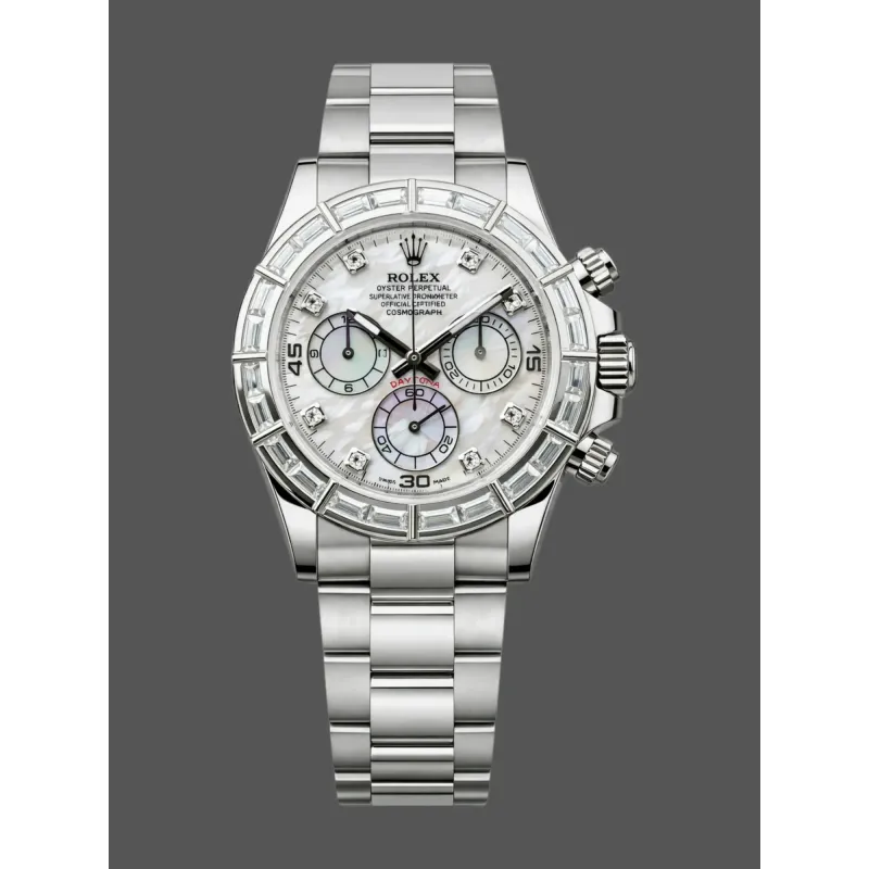 Rolex Daytona Cosmograph 116589BR Replica - Cadran Nacre Lunette Diamants