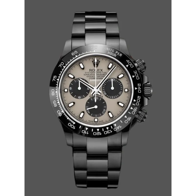 Rolex Daytona CUSTOMIZED Replica - Cadran Gris Bracelet Oyster