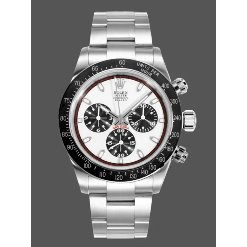 Rolex Daytona Big Red 6263 Replica - Cadran Blanc Bracelet Oyster