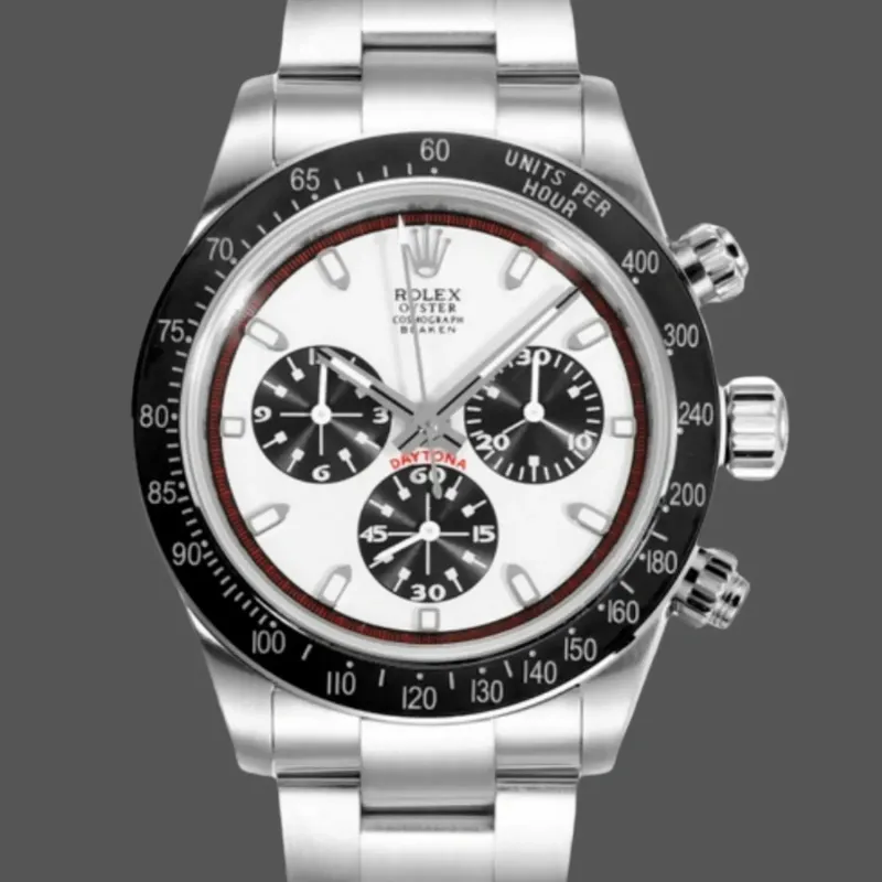 Rolex Daytona Big Red 6263 Replica - Cadran Blanc Bracelet Oyster
