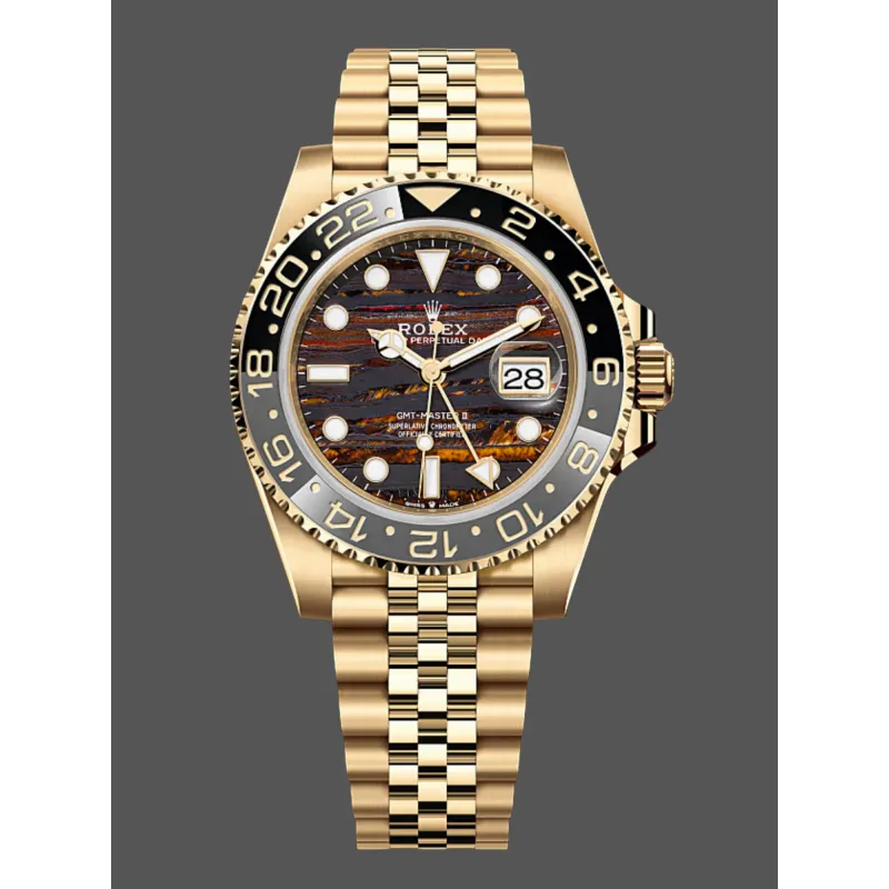 Rolex GMT-Master II Yellow Gold 126718GRNR Replica - Bicolore