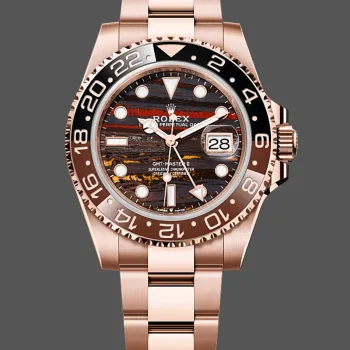 Rolex GMT-Master II Root Beer 126715CHNR Replica - Tiger Iron Bracelet Oyster