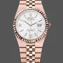 Rolex Land-Dweller Unisexe 127235 Replica - Cadran Argent Lunette Cannelee