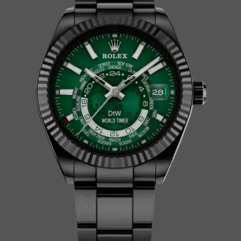 Rolex Sky-Dweller 326934 Replica - Cadran Vert Bracelet Oyster