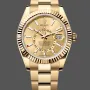 Rolex Sky-Dweller 336938 Replica - Cadran Champagne Bicolore