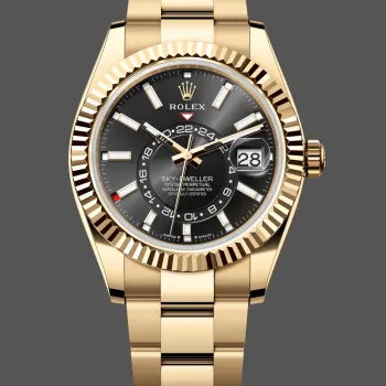 Rolex Sky-Dweller 336938 Replica - Cadran Noir Bicolore