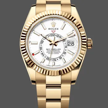 Rolex Sky-Dweller 336938 Replica - Cadran Blanc Bicolore