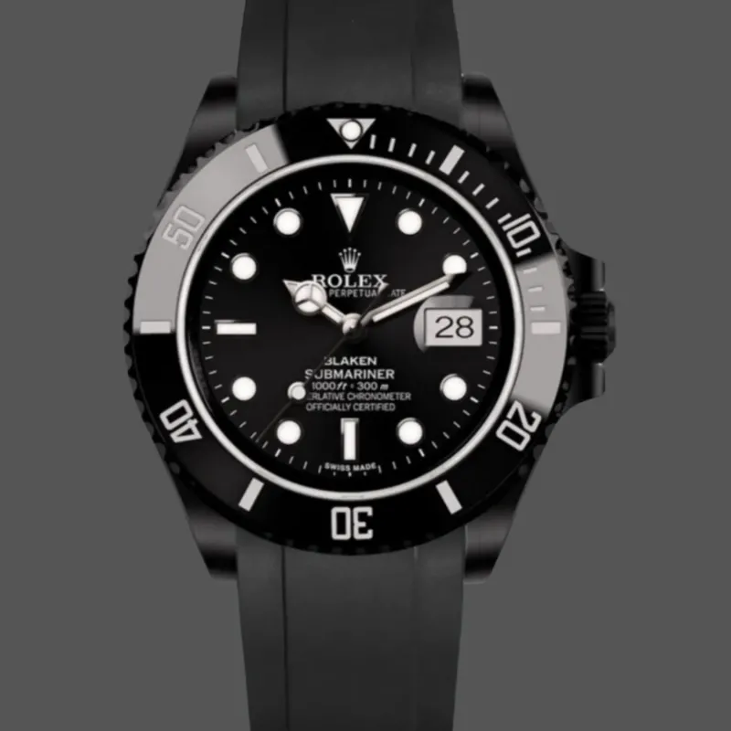 Rolex Submariner Hulk 116610 Replica - Cadran Noir Lunette Cannelee