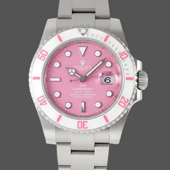 Rolex Submariner Hulk 116610 Replica - Cadran Rose Lunette Cannelee