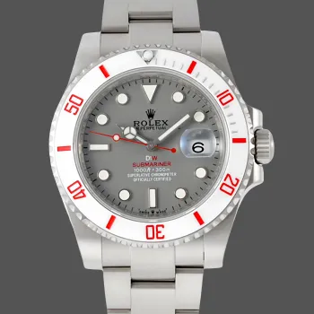 Rolex Submariner Hulk 116610 Replica - Cadran Gris Lunette Cannelee