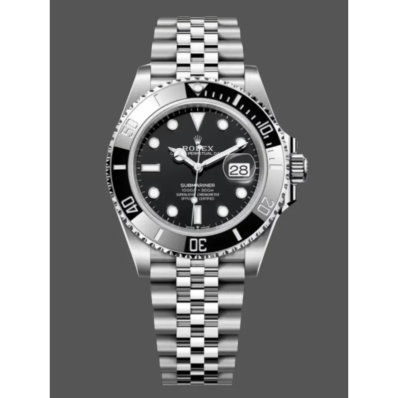 Rolex Submariner Hulk 116610 Replica - Cadran Noir Lunette Cannelee