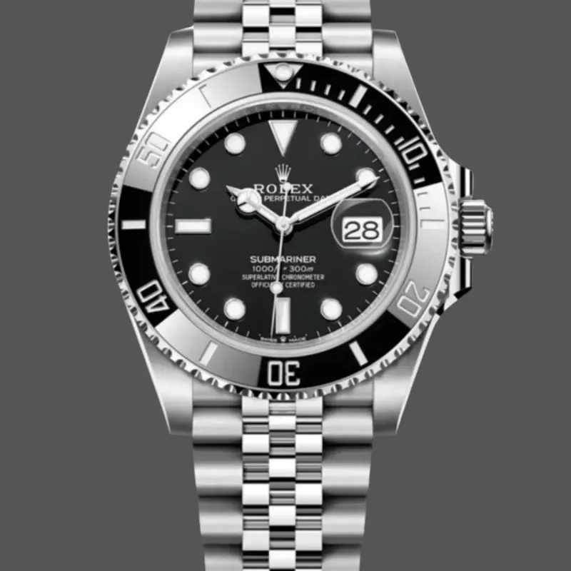 Rolex Submariner Hulk 116610 Replica - Cadran Noir Lunette Cannelee