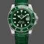 Rolex Submariner Date Hulk 116610LV Replica - Cadran Vert Bracelet Cuir