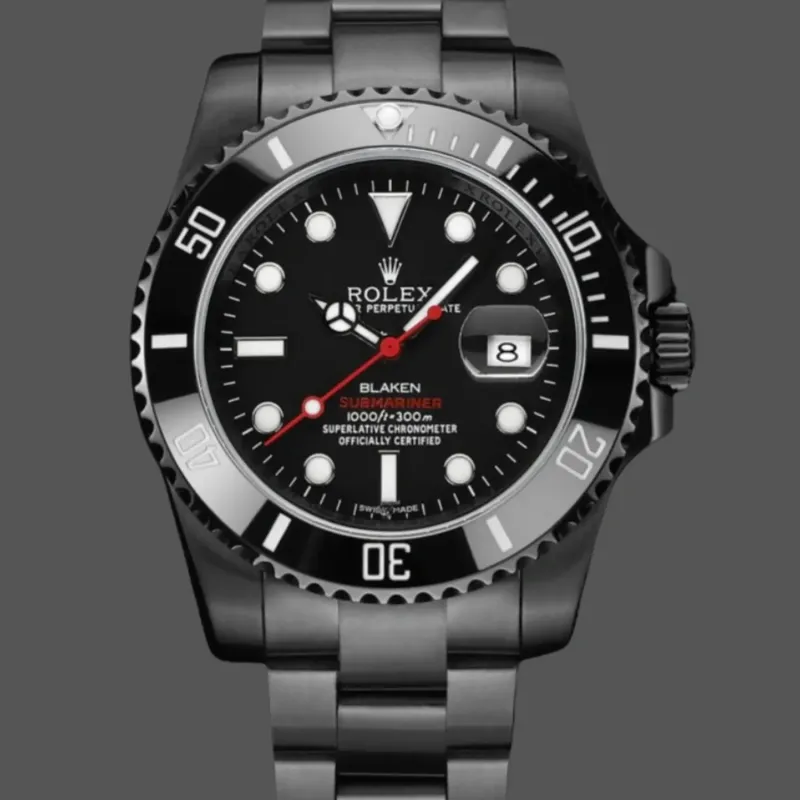 Rolex Submariner 116610LN Replica - Cadran Noir Lunette Cannelee