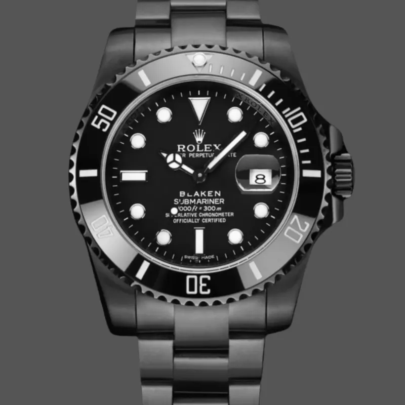Rolex Submariner 116610LN Replica - Cadran Noir Lunette Cannelee