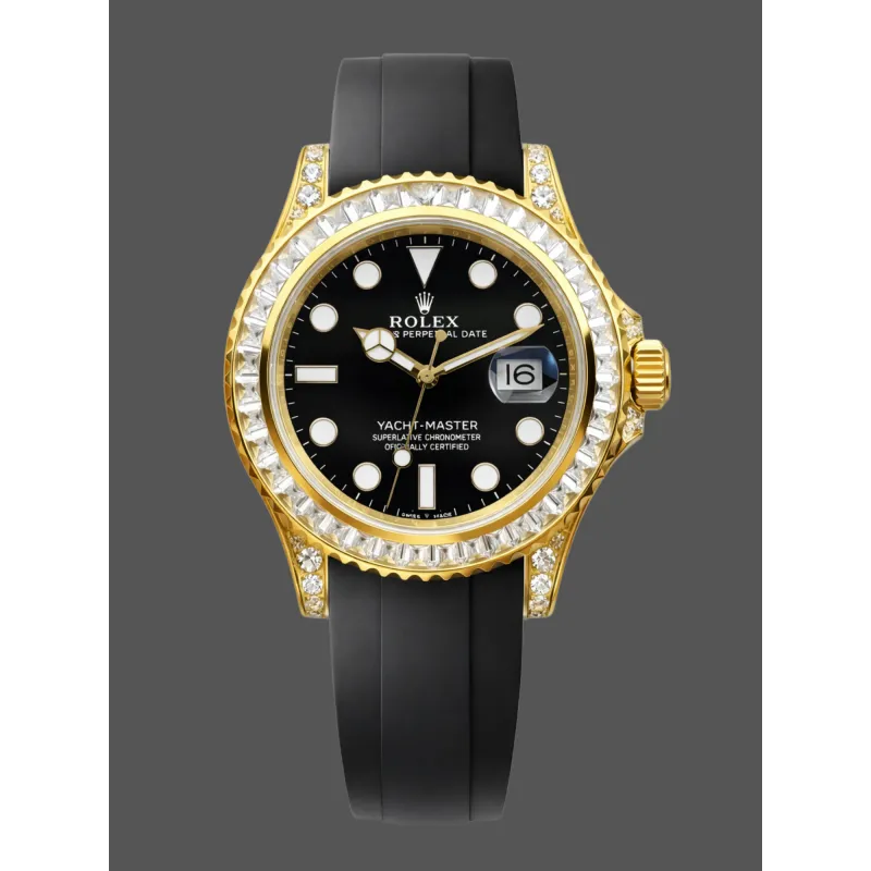 Rolex Yacht-Master 42 226668TBR Replica - Cadran Noir Lunette Diamants