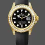 Rolex Yacht-Master 42 226668TBR Replica - Cadran Noir Lunette Diamants