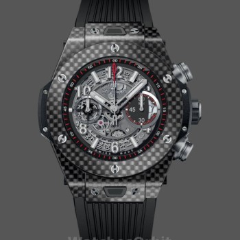 Replique Hommes Hublot Big Bang Unico Carbon 45mm 411.QX.1170.RX Black