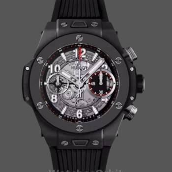 Replique Hommes Hublot Big Bang Unico Black Magic 42mm 441.CI.1170.RX Hommes Transparent