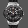 Replique Hommes Hublot Big Bang 44MM Black Rubber Strap Hommes 301.SB.131.RX Black