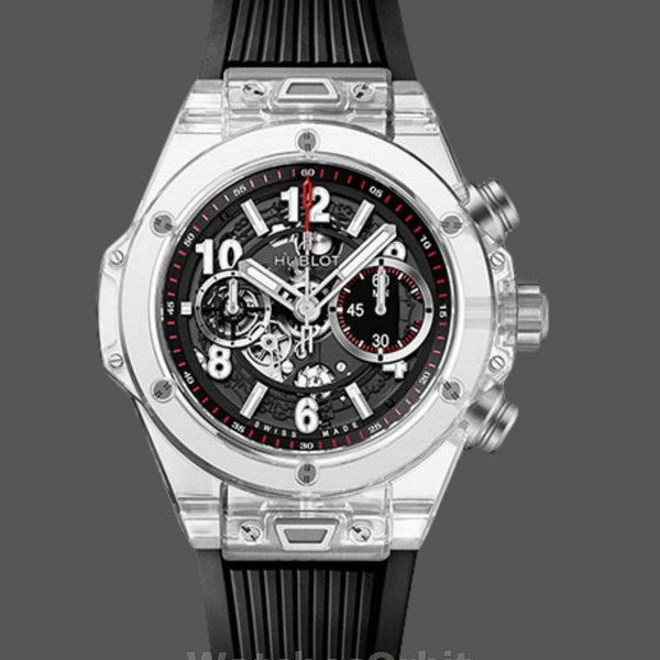 Replique Hommes Hublot Big Bang Unico Chronograph 411.JX.1170.RX 45MM Skeleton