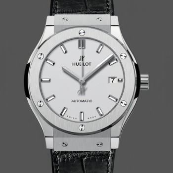 Replique Hommes Hublot Classic Fusion Automatic Stainless Steel 511.NX.2611.LR White