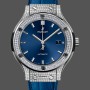 Replique Hommes Hublot Classic Fusion Diamond Automatic 511.NX.7170.LR Cadran bleu