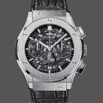 Replique Hommes Hublot Classic Fusion 45mm Ceramic & Titanium - 525.NX.0170.LR Black