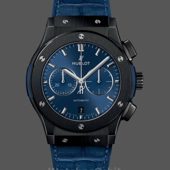 Replique Hommes Hublot Classic Fusion Chronograph-541.CM.7170.LR, 45mm, Bleu Hommes