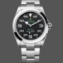 Replique Hommes Rolex Air-King 40mm Hommes-116900-Acier inoxydable-Noir Cadran arabe Bleu