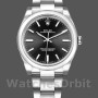 Replique Rolex Oyster Perpetual Air-King-114200 unisexe, 34mm, cadran indexé noir, noir unisexe