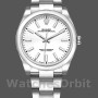 Replique Rolex Oyster Perpetual Air-King-114200 unisexe, 34mm, cadran indexé blanc, unisexe blanc