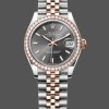 Replique Rolex Datejust 31-278381RBR 0018, cadran rhodium foncé, Femmes Rhodium