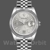 Replique Rolex Datejust 36mm Unisex-116234-0159-Rhodium Wave-Diamond Dial Rhodium Wave Diamond